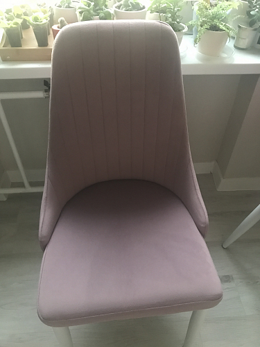 Стул на металлокаркасе Kora white / gray фото покупателя 650